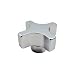 JW Winco Aluminum 6063-T5 Blank Clamping Knob, Unthreaded Through Hole, 3" Head Diameter x 1-1/4" Length (Pack of 1)