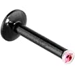 14 Gauge Black TITANIUM BIOPLAST Pink Gem Monroe 3/8 Inches