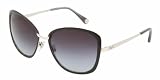 316UiYNhb7L. SL160  D&G Dolce & Gabbana Womens 0DD6077 Sunglasses,Black & Silver Frame/Grey Gradient Lens,58 mm