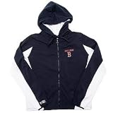 Boston Red Sox Ladies All-star Knit Zip Front Hooded Jacket