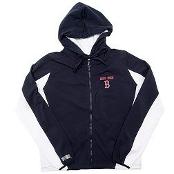 Buy Boston Red Sox Ladies All-star Knit Zip Front Hooded Jacket