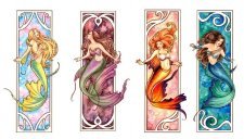 Nouveau Mermaid Series - Cross Stitch Pattern