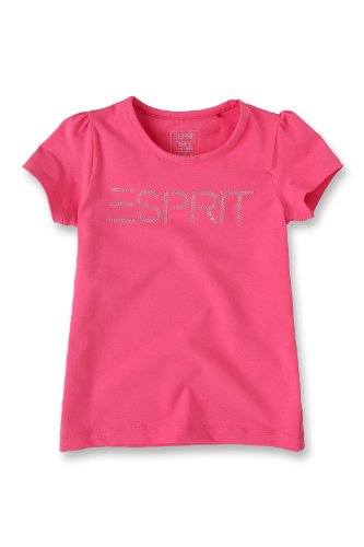 ESPRIT M&auml;dchen T-Shirt C06770, Gr. 116/122, Pink (667 sunny pink) Preisvergleich