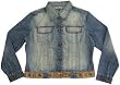 BEREK Jeweled Denim Jacket - Indian Brocade
