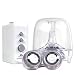 3-Piece Clear Acrylic Speaker System w/Amplifier