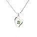 High Polished Stainless Steel Lucky Charm Four Leaf Clover Necklace, Lucky Clover Necklace for Women