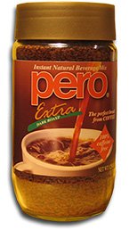 Pero Instant Natural Bev. Coffee Sub, Xtra Dark Rst, Jar, 5.25-Ounce (Pack of 12)