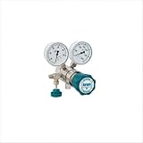 - 100 PSI Delivery Analytical Two Stage High-Purity Brass Pressure Regulator With 3000 PSI Maximum Rated Inlet Pressure, CGA-590