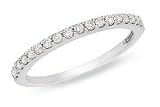 1/4 Carat Diamond 14K White Gold Ring