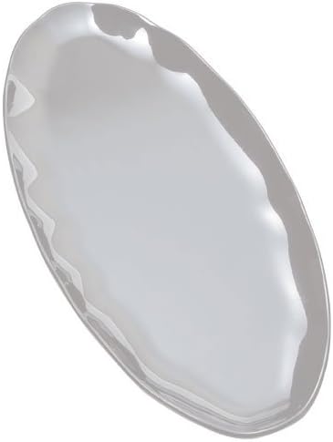 30" x 12" Glossy White Melamine Oval Platter / Serving Tray Break-Resistant *NSF Approved*