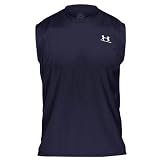 Men's Under Armour HeatGear Loose Sleeveless Shirt - Midnight Navy