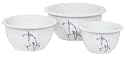 CorningWare Corelle Coordinates 3-Piece Bowl Set, Shadow Iris