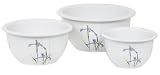 CorningWare Corelle Coordinates 3-Piece Bowl Set, Shadow Iris