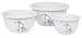 CorningWare Corelle Coordinates 3-Piece Bowl Set, Shadow Iris