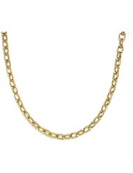 CleverEves 14Kt Yellow Gold Solid Link 6.8mm Bracelet