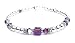 February Birthstone Amethyst Sterling Silver title=