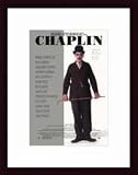 Chaplin, Art Poster with Wood Frame, poster size: 11