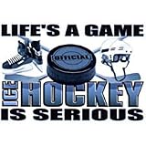 Life's A Game/Hockey Adult Long Sleeve T-Shirt