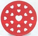 Hearts Pie Top Cutter