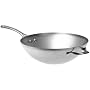Calphalon Contemporary Stainless 13-Inch Flat-Bottom Wok