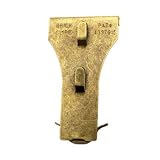 Pack of 2 Brass Brick Clip Christmas Decoration Hangers - Supports Up to 25 LBS