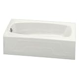 Buy Kohler K-519 Dynametric 5Bath Tub with Left-Hand Drain Finish: White by Kohler