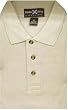 Men's Short Sleeve Pique Polo Shirt ( XX-Large Natural )