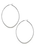 GUESS Silver Oval Hoops