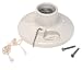 Leviton 014-9726-C Pull Chain Lampholders with Side Outlet  (2-Piece)