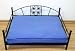 Rosette Wrought Iron Pet Beds LGE Blue
