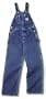 Carhartt Washed Denim Bib Overall in Darkstone