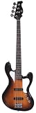 AXL Marquee Capricorn Dual Pickup Electric Bass Guitar, Sunburst