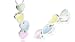 Multicolor Mother of Pearl Four- Piece Heart Pendant Sterling Silver