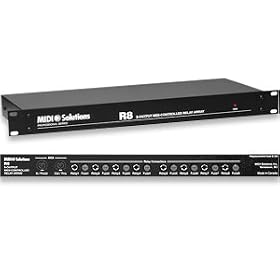 MIDI Solutions R8 8-Output MIDI Controlled Relay Array