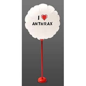Click here to buy Round Shaped Party Balloon with I Love Anthrax.