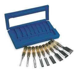 Westward 4YR17 Wood Chisel Set, 9 PC
