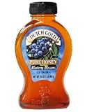 Dutch Gold Pure Honey From Blueberry Blossoms - 1 Lb. Squeezable Jar