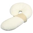 Leachco Preggle Comfort Air-Flow Body Pillow, Ivory/Khaki