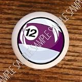 SPORTS RECREATION BILLIARDS POOL #12 BALL DRAWER PULLS KNOBS