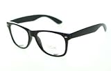 Wayfarer Brille Sonnenbrille clear klar schwarz Partybrille von Monte Lovis!