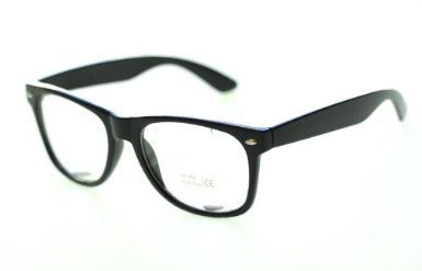 Wayfarer Brille Sonnenbrille clear