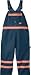Dickies Men's Enhanced Visibility Denim Bib Overall Size:54 x 30 Color:Indigo Blue