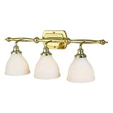 World Imports Lighting 8683 01 Bradsford Bath 3 Light Vanity Bar, Polished Brass 316VwRj198L. SL160 World Imports Lighting 8683 01 Bradsford Bath 3 Light Vanity Bar, Polished Brass