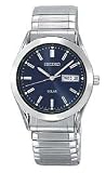 Seiko Expansion Bracelet Blue Dial Men's Watch #SNE057