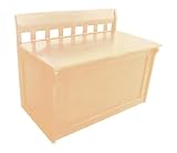 Delta Classic Wooden Toy Box, Natural
