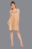 Golden Shimmering Sequin Dresses