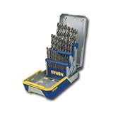 Irwin Industrial Tools 3018002B Cobalt M-42 Metal Index Drill Bit Set with Case, 29-Piece