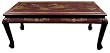 Asian Furniture & D&eacute;cor - 45.5" Claw Foot Design Chinese Lacquer Oriental Coffee Table ( Red )