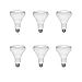 Euri Lighting BR30 LED Light Bulb, 12W (65 Watt Equivalent), 5000K (Cool White Glow), Wide Flood Light Bulb, 120? Beam Angle, Medium Base (E26), 800 Lumens, Dimmable, UL-Listed, EB30-2050 (Pack of 6)
