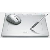 WACOM FAVO ペン&マウス・タブレット A5サイズ CTE-640/S0 シルバー (ソフト5種類付属)